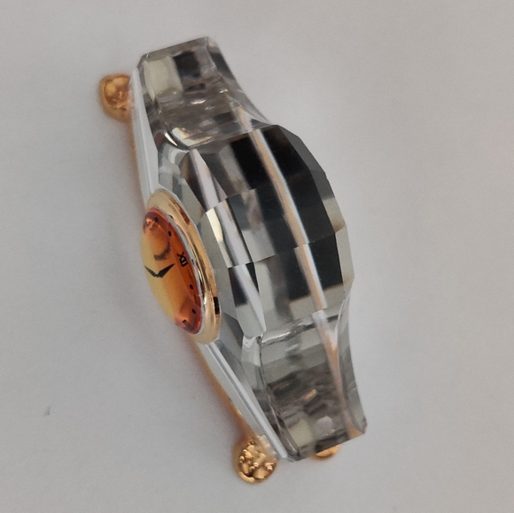 Retired Swarovski Swan 🦢 Mantle Clock Mint - Picture 9 of 10